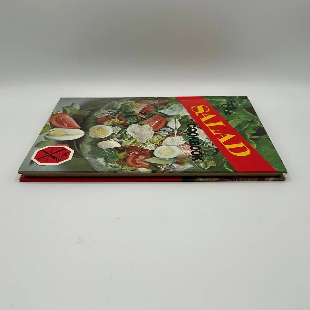 Family Circle Salad Cookbook Vintage 1970s Recipes Hardcover Illustrated